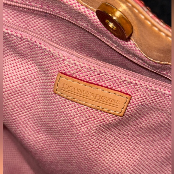 Dooney & Bourke Coated Canvas Shoulder Bag in CY Cherry - Picture 7 of 15